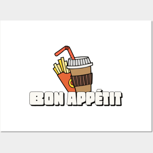 Bon appétit - Enjoy your meal French Expression France Posters and Art